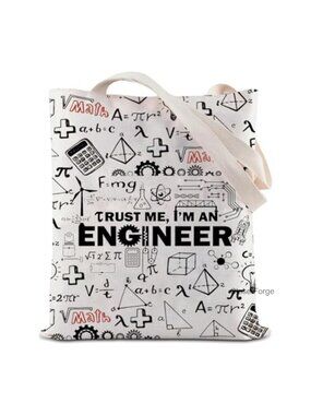 Funny Engineer Tote Bag, Tech Humor, Multipurpose Shopping Tote
